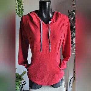 Roots Women's Red Pullover Hoodie Size S